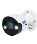 8MP 4K IP PoE Spotlight Bullet Security Camera With 3.6mm Fixed Lens, Two Way Audio, Full Time Color Night Vision, and Crisp Details