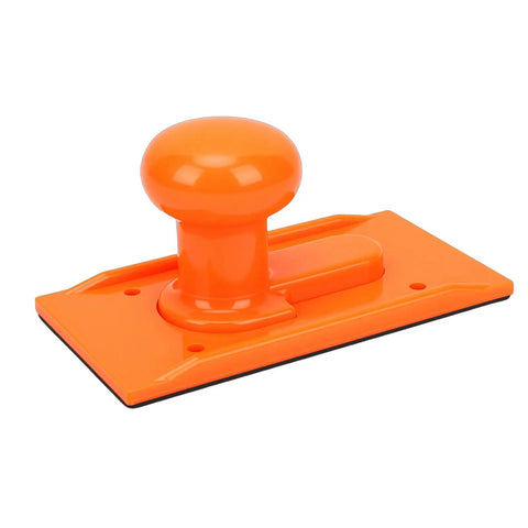 Heavy Duty Abs Table Saw Push Block With Non Slip Grip And Contoured Handle To Keep Your Digits Safe On The Job Site Completely Solid For Rip Cutting And Milling Tasks, orange ABS design.