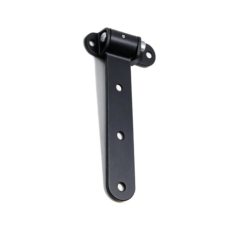 Solid Beefy 13 Inch Stainless Steel Heavy Duty Door Hinges Rated For 900 Lbs Per Pair with mounting holes for installation.