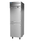 Professional No Fuss Commercial Reach In Convertible Refrigerator And Freezer With 23 Cubic Foot Storage Dual Solid Doors and Top Mount Cooling.