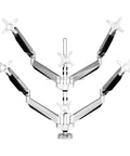 Full Motion Six Arm TV Mount Secures 10 To 24 Inch LCD LED Screens With Slick Gas Springs design showing flexible arms.