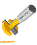 Heavy Duty T Track Router Bits Carbide Tipped Set Of Two With One Half Inch Shank And One And One Sixteenth Inch Diameter for slatwall woodworking.