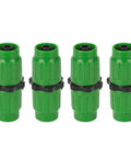 Expandable Garden Hose Repair Kit With Multi Function Connectors And Fittings, 25 Feet To 100 Feet, green hose connectors
