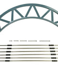 Outside Micrometer Kit With Ratchet Stop For Quick Setup And Crazy Accuracy, 0.001 Inch Resolution, 12 To 18 Inch Range, Six Interchangeable Anvils And Six Setting Rods For Flexible, Repeatable Measurements Every Time, with frame and rods