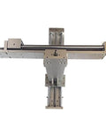 Top view of Manual Sliding Table With Ball Screw 1605 Linear Stage Actuator Cross Slide Table With SFU1605 Linear Guides, 100-600mm travel.