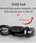 Premium Stainless Steel Door Chain Lock With Heavy Duty Sliding Bolt Gate Latch Hardware For Knockback Entry Security, solid lock detail.