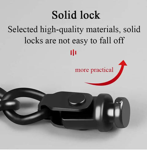Premium Stainless Steel Door Chain Lock With Heavy Duty Sliding Bolt Gate Latch Hardware For Knockback Entry Security, solid lock detail.