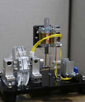 Single Coil Hall Effect Motor for Educational Circuits High Speed Reciprocating Electromagnet Kit with Transparent Acrylic Housing