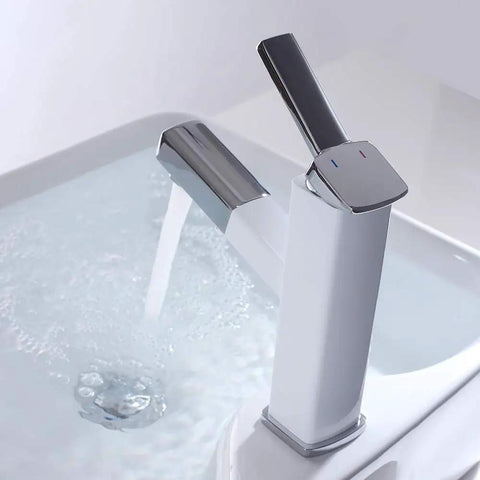 Bathroom Sink Faucet With Pull Out Sprayer And Rotating Spout Single Handle Basin Mixer Tap For Hot And Cold Water Built To Last