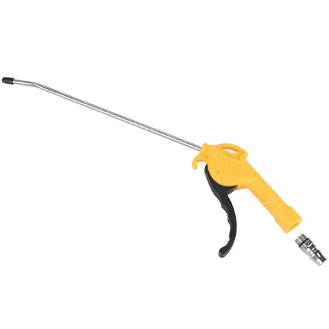 High Volume Air Blow Gun With Slim Aluminum Alloy 10 Inch Nozzle For Dust Cleaning In Tight Spaces, Durable Pneumatic Accessory