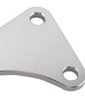 Close-up of aluminum Power Steering Pump Bracket Kit for Chevy Big Block V8 Engines 396 402 409 427 454 502 with Long Water Pump