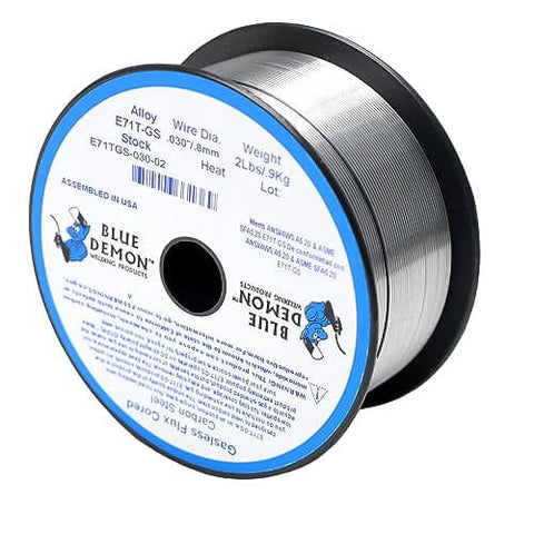 E71TGS Gasless Flux Core MIG Wire.030 In 2 Lb Spool For Carbon Steel All Positions With Easy Slag Removal And Porosity Free Welds