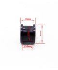 Ultimate Chain Tensioner And Roller Slider Guide Adjuster Wheel Pulley Kit 33mm black steel roller with 44mm outer diameter