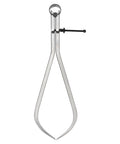 Front view of 12-inch HARFINGTON spring outside caliper, metal construction with screw adjustment and solid nut