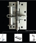 Automatic Closing Self Aligning Door Hinge With High Strength Spring Heavy Duty Stainless Steel Rust Proof Invisible Design 80 Degree Opening