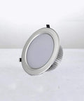 WKNHHL Recessed Lighting Housing Trim Kits Aisle Downlight Round Led Recessed Ceiling Ultra Thin Flat Panel Integrated Spotlight side view