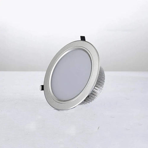 WKNHHL Recessed Lighting Housing Trim Kits Aisle Downlight Round Led Recessed Ceiling Ultra Thin Flat Panel Integrated Spotlight side view