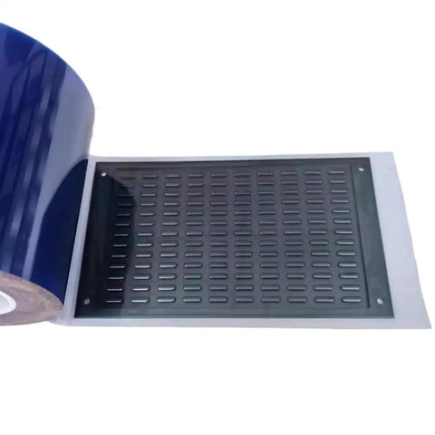 CNC Vacuum Chuck Tape Roll Pro Grade 25m Long 0.2mm Thick Reinforced PET Adhesive Film Unrolled on Surface