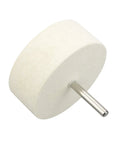 Heavy Duty Compressed Wool Felt Polishing Wheel Made For Cerium Oxide Glass Buffing And Optics Polish With A Tough As Nails Grip, 75mm.