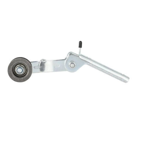 Rock Solid Iron Chain Tensioner Kit for MX350 With Guide Wheels Pulley Roller Tool to Keep Chain Tight And Stop It From Slipping Or Jumping Off For Serious Bikes, side view