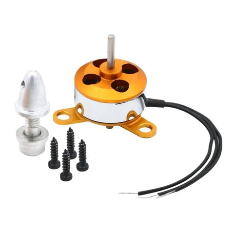 Beefed Up Brushless Drone Motor With Mount And 10A ESC For Quadcopters And Drones, Supports 2200KV, 2700KV, 2900KV And 3200KV