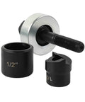 Half Inch Conduit Knockout Punch Unit With Manual Draw Stud 0.86 Inch Hole Size For Mild Steel