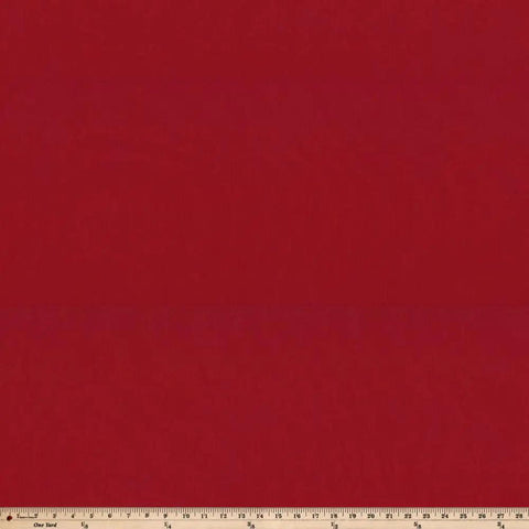 Solid red fabric swatch for Red Tufted Outdoor Indoor Loveseat Cushion, Reversible and Comfy, 44 Inch By 19 Inch By 5 Inch