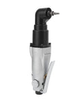 Pro Industrial Grade Badass Air Powered Impact Wrench Featuring Ultra Rugged Dual Hammer Operation And Smooth Speed Tuning For Intense Shop Work and Reliable Screw Fastening with a sleek silver and black design.