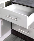 Kitchen drawer with 10 Pack Euro T Bar Cabinet Pulls 3 Inch Hole Centers Stainless Steel Kitchen Drawer Handles installed