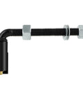 Skelang 5/8 in J-bolt hinge with adjustable barrel and nuts, heavy-duty gate hardware (1 pair)