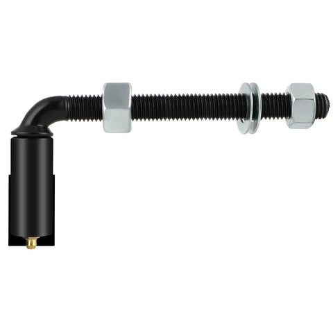 Skelang 5/8 in J-bolt hinge with adjustable barrel and nuts, heavy-duty gate hardware (1 pair)