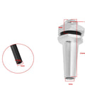 Two Pack RC Antenna Tube With Cap Universal Silver Antenna Mount dimensions and details