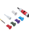 Fabater Premium Electric Wire Stripper For 6-14 Awg Solid Hard Cable with multiple drill bit attachments