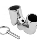 Marine Grade 316 Stainless Steel Boat Railing Pipe Connector Folding Swivel Coupling Tube Fitting For Saltwater Boats Built To Last Hardware 25mm 1 Inch Mirror Polish Finish Corrosion Resistant.