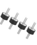 M6 Rubber Mounts For Vibration Dampening In Cars Boats Engines And Pumps 4 Pack Noise Reduction Silent Block Isolators side view