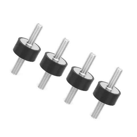 M6 Rubber Mounts For Vibration Dampening In Cars Boats Engines And Pumps 4 Pack Noise Reduction Silent Block Isolators side view