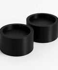 Beefy Non Slip Range Foot Extension Risers Two Pack Height Boost Three Quarters Inch Front Feet For Range And Oven Legs Black