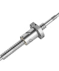 Ball Screw SFU1204 With 24mm Ball Nut Left Hand Thread 12mm Diameter 4mm Pitch End Machined for Robot Arm Motion Rail CNC