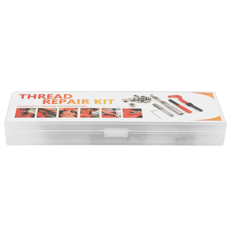 Premium Thread Repair Insert Kit With M4 Helical Coils For Restoring Stripped Holes, Stainless Steel Fasteners To Fix Damaged Threads Like A Boss And Save Your Gear Without Buying New Stuff, plastic case