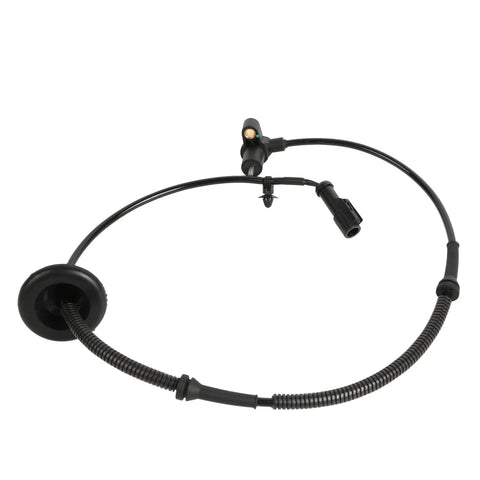ABS wheel speed sensor with wiring harness and connector, black sensor, rear axle for Ford Mustang 1999–2004