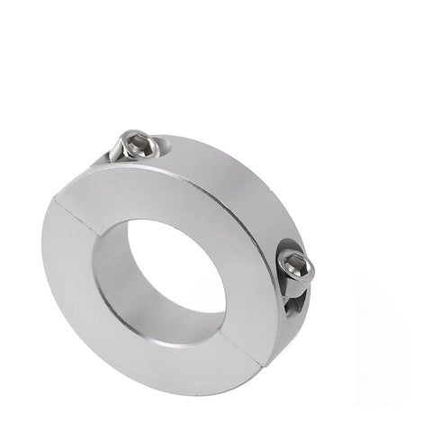 Solid Aluminum Alloy Fixed Shaft Collar Single Split Clamp For 13mm Shafts With Anodized Coating Secures Looser Fits Well On Soft Rods Best Bet For Low Axial Load In Workshops Get The Job Done, 13mm aluminum alloy split clamp with set screws