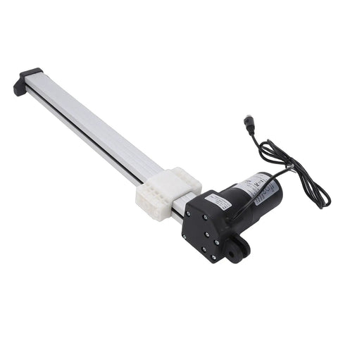 Beefy Heavy Duty Electric Linear Actuator Featuring 400mm Stroke And 2000N Load Capacity For Electric Recliner Replacement, with a motor and aluminum track.