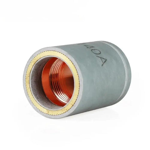 Durable PC0102 Outside Nozzle Shield Retaining Cap For P141 A141 And LT141 Ltm141-a Plasma Cutting Torches showing inner thread.