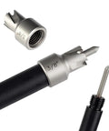 Spot Weld Cutter Set 5 Pack 3/8 Inch HSS Blades For Ripping Welds And Drilling Holes In Metal Sheets, close-up view