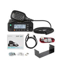 MD9600 GPS DMR Dual Band 50 Watt Mobile Radio For Cars And Trucks With AES256 Encryption And Built In GPS, complete kit shown