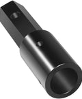 Beefy Heavy Duty 2 Inch Round To 2 Inch Hex Auger Adapter For Power Heads Converts Round Shafts To Hex Bit Ideal For Skid Steers