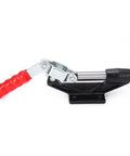 Side view of Pro Grade Adjustable Welding Toggle Clamp With Quick Release For Woodworking Jigs And Fixtures, Push Pull Toggle Action, 680kg holding force.