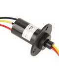 Mini Slip Ring For Three Wire Setup 15A 0 To 600V 150RPM Wind Generator Component With Durable Plastic Housing And Smooth Power Transfer For Rotating Gear, black 3-wire model