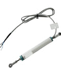 Dual-Joint Linear Sensor Travel Sensor with Eye Rod 25mm to 150mm range, 0-5V output, showing sensor with connecting cables.