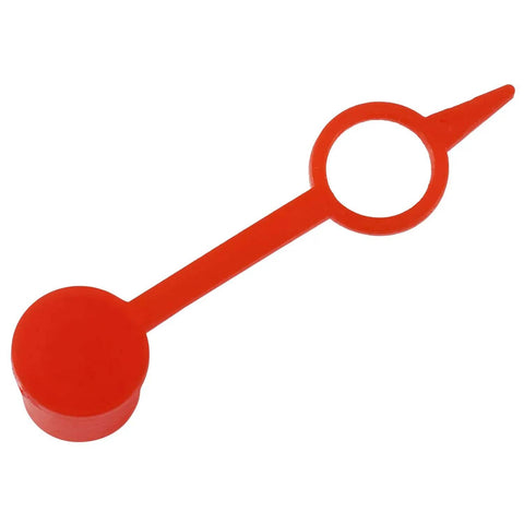 Red cap from Grease Fittings Kit, 240-Piece SAE And Metric Zerk Fittings Set With 1/4 And 1/8 NPT, M6 And M8